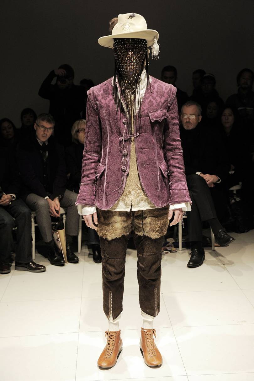 FW09 Layered Silk Jacquard Blazer