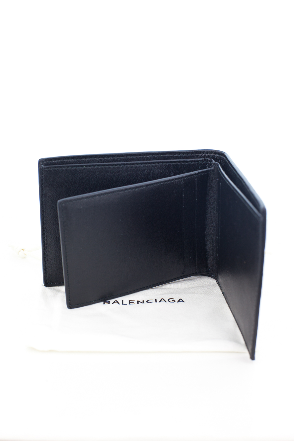 All Over Logo Print Leather Wallet