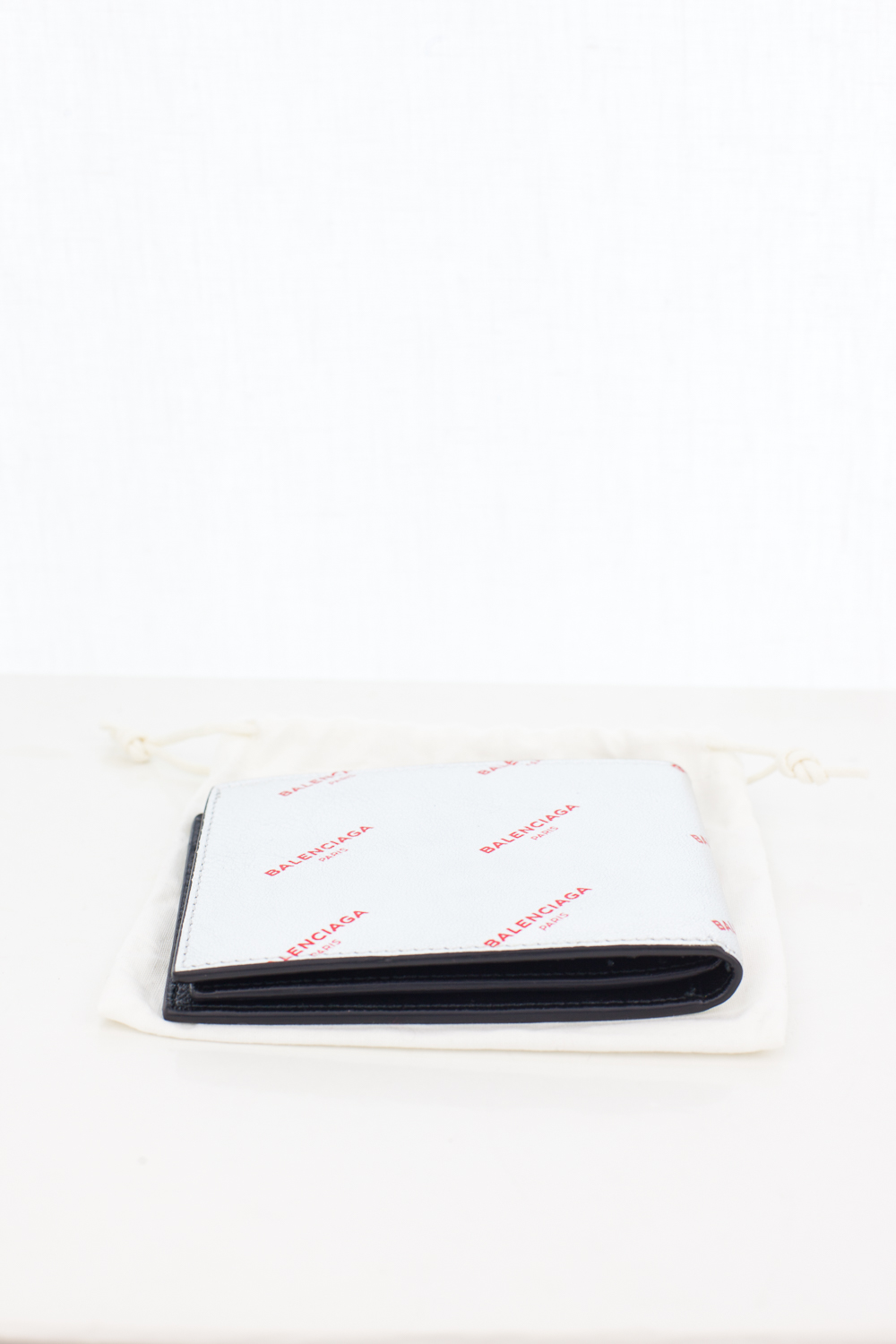 All Over Logo Print Leather Wallet