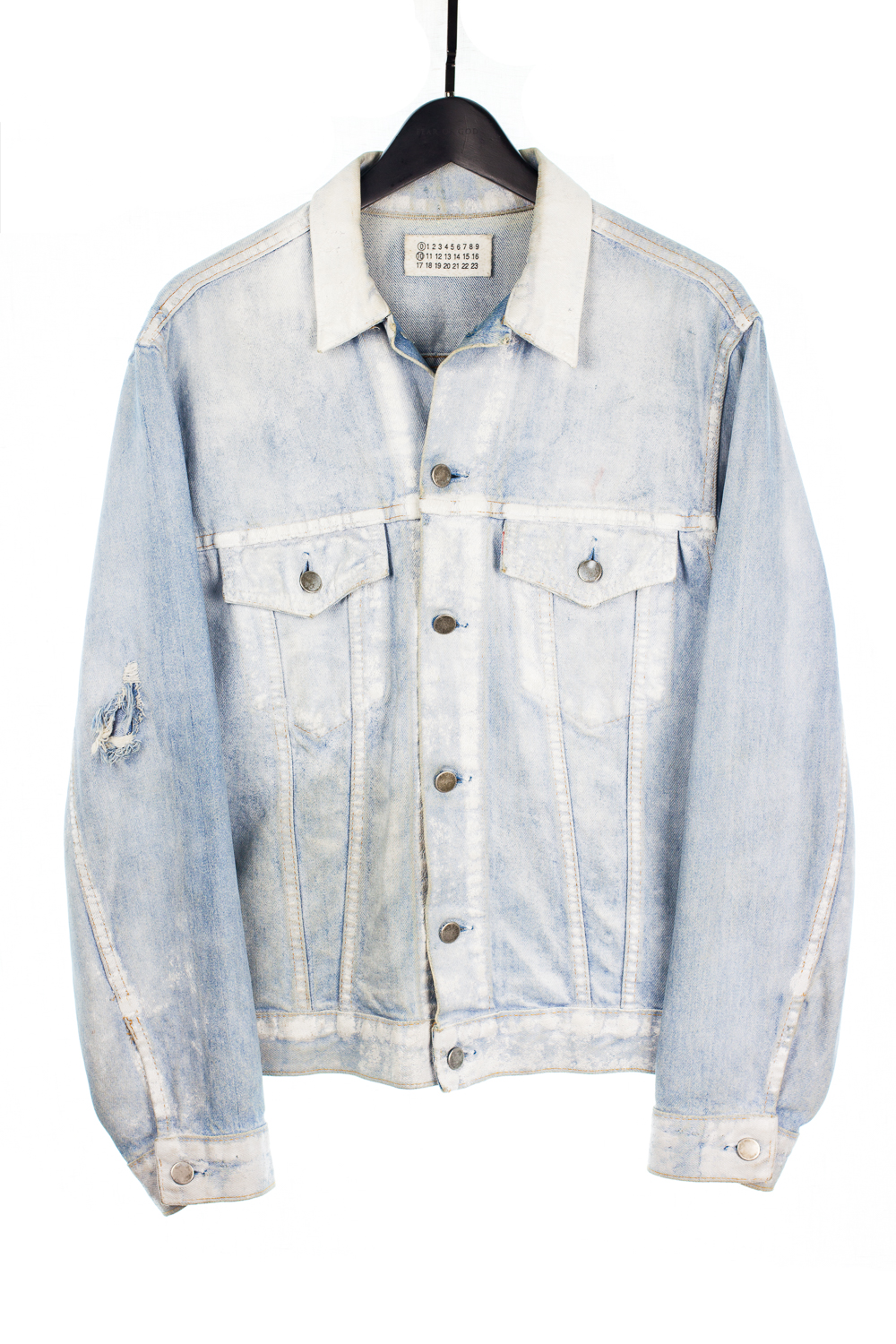 SS01 "010" Men's Artisanal Hand Painted Denim Jacket