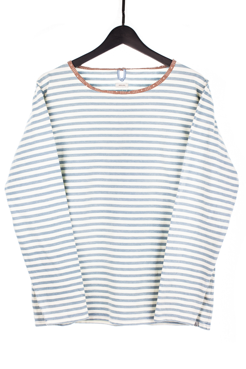 Vintage Trim Striped Long Sleeve