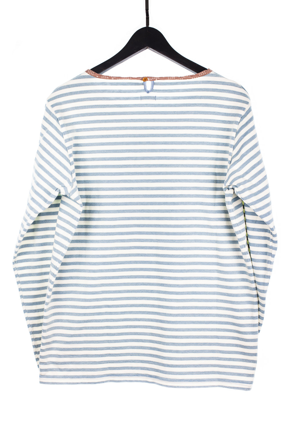 Vintage Trim Striped Long Sleeve