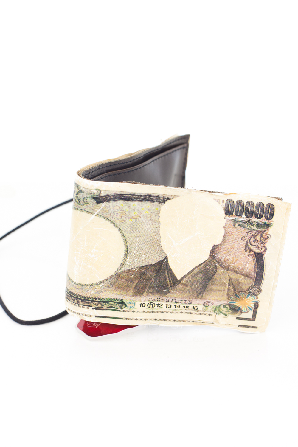 08 "Yen Bills" Elastic Band Bifold Key Wallet