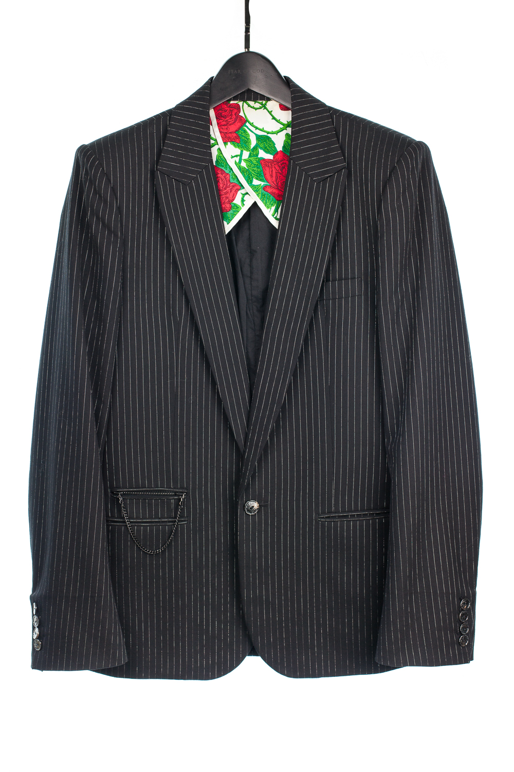 SS06 "Welcome to the Shadow" Silver Thread Pinstripe Blazer