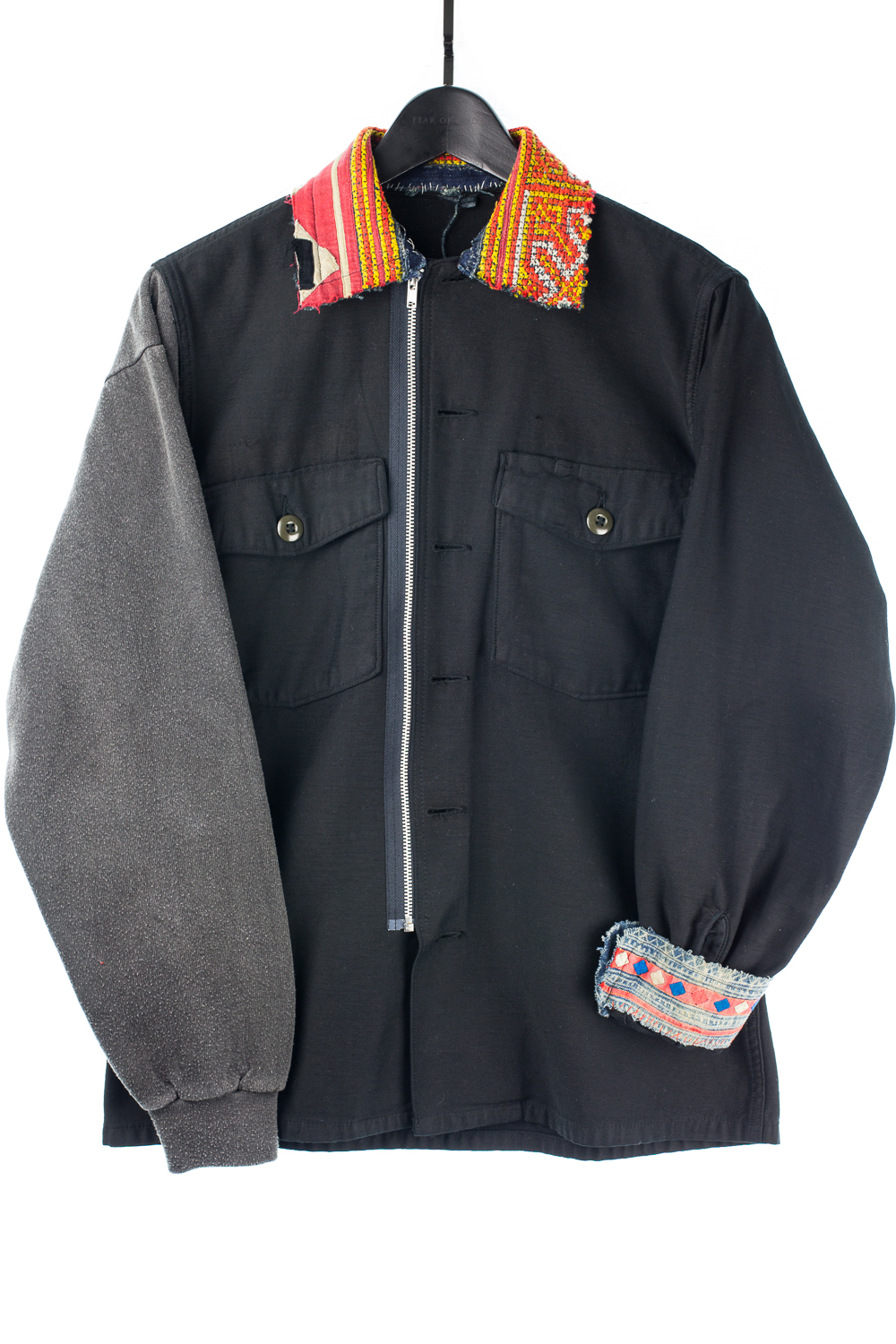 "One Off" 1/1 "Scab" Reconstructed Zip Military Jacket