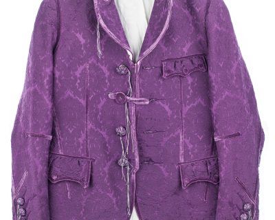 FW09 Layered Silk Jacquard Blazer