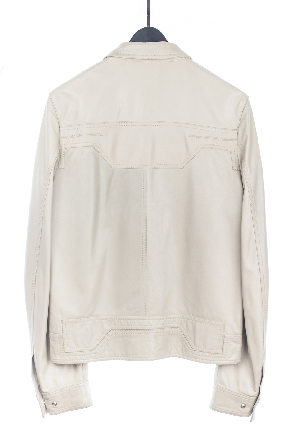 FW07 "Navigate" Taupe Lamb Leather Jacket