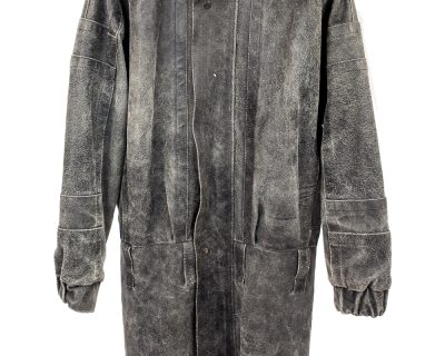 AW02 “Virginia Creeper” Distressed Leather Coat