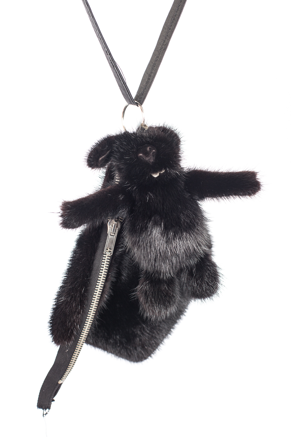 FW10 "Gleam" Mink Fur Bunny Cross Body Bag