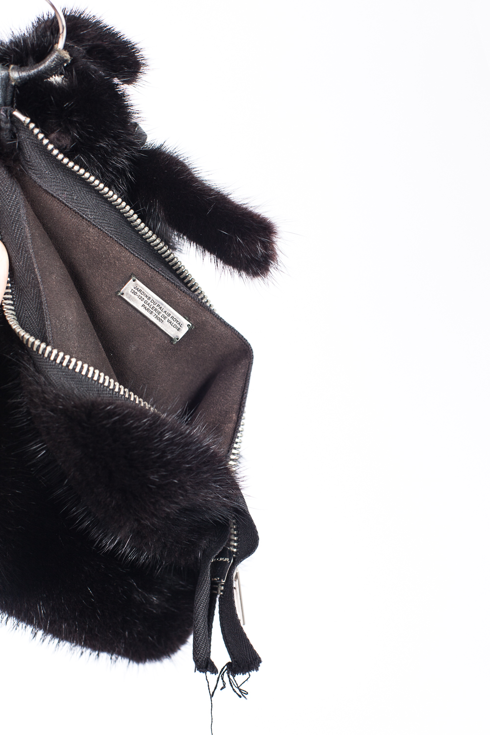 FW10 "Gleam" Mink Fur Bunny Cross Body Bag