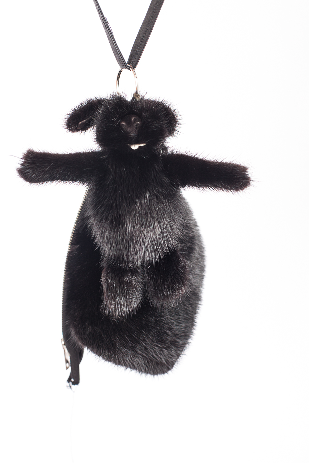 FW10 "Gleam" Mink Fur Bunny Cross Body Bag