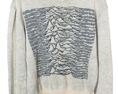 FW03 “Closer” Unknown Pleasures Melange Knit