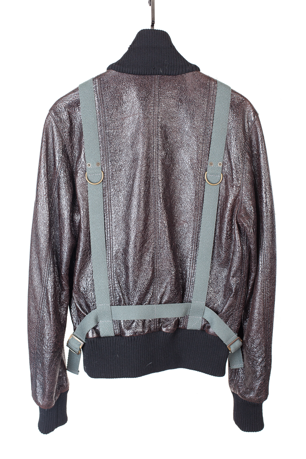 AW03 Blistered Leather Bondage Jacket