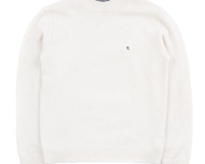 Fw09 Moc Neck Embroidered R Logo Knit