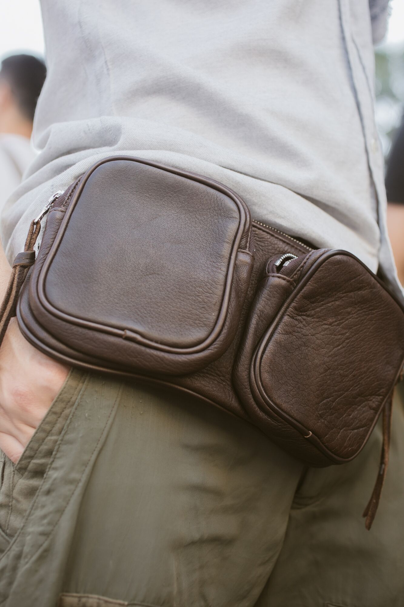 Elk Leather Belt/Waistbag