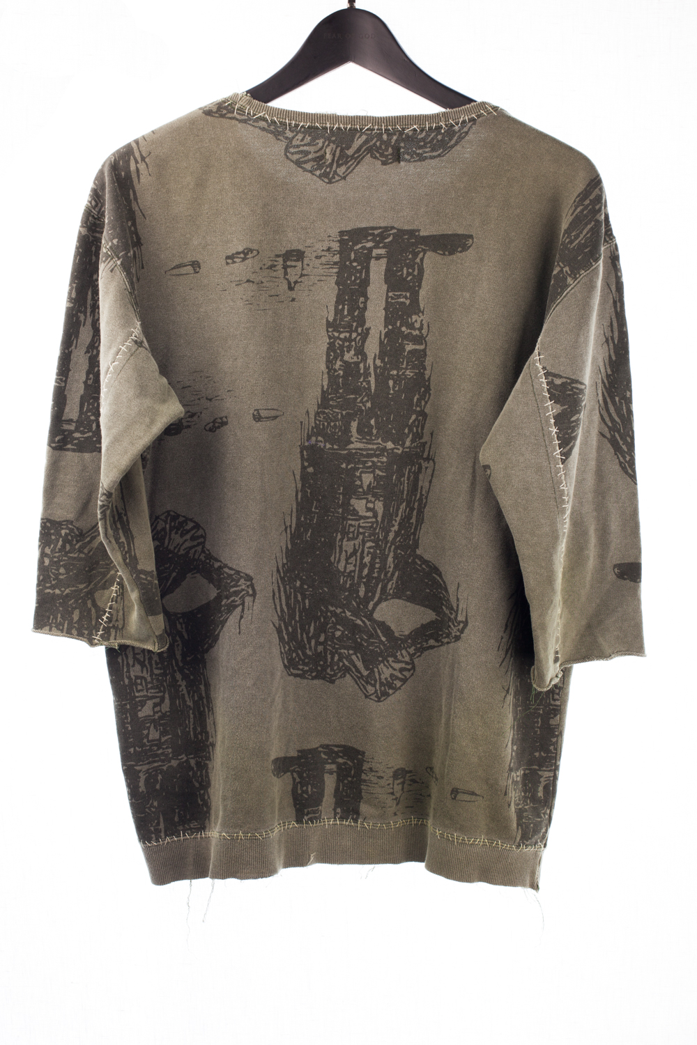 03 "Scab" Half Sleeved Light Sweatshirt