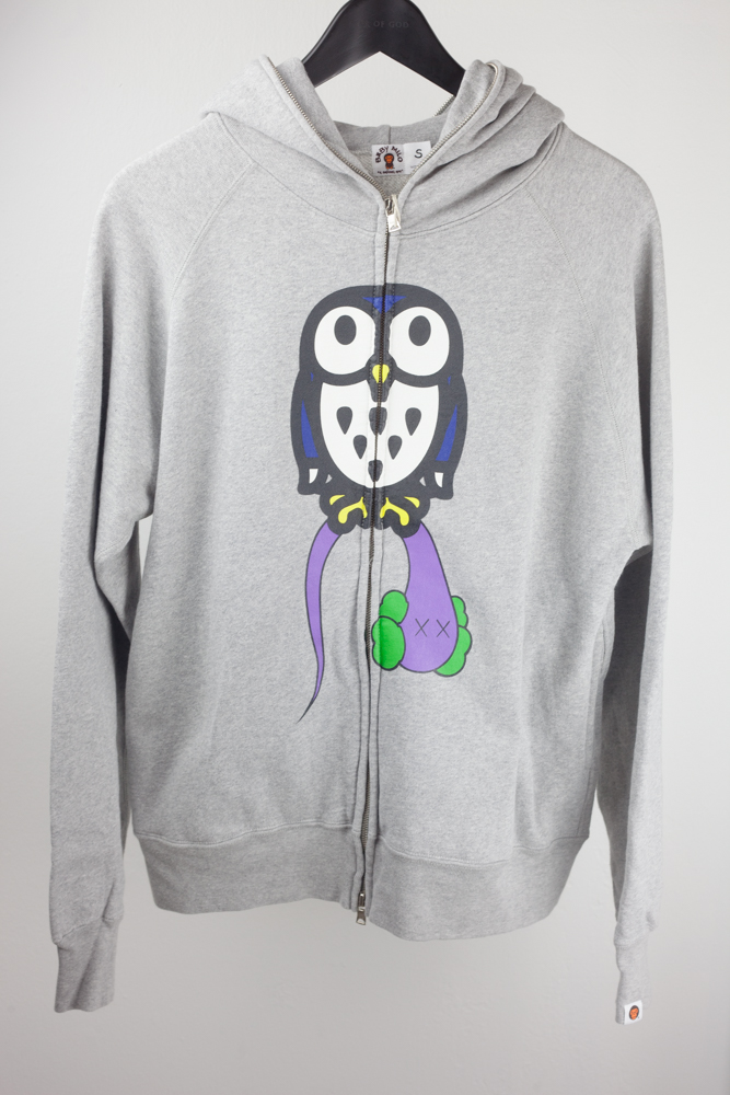Kaws x hotsell bape hoodie