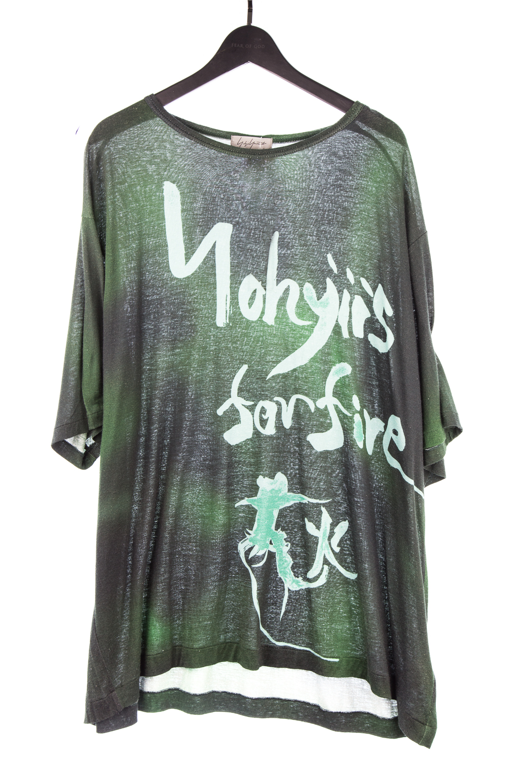 "Yohji is for fire" Ramie Blend Tee