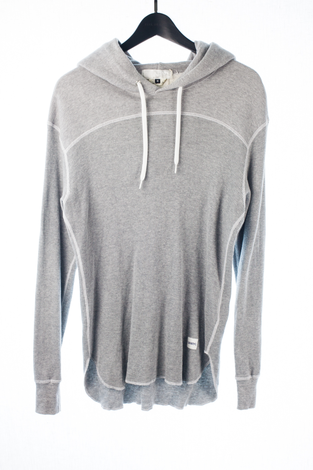 Waffle Knit Stretch Hoodie