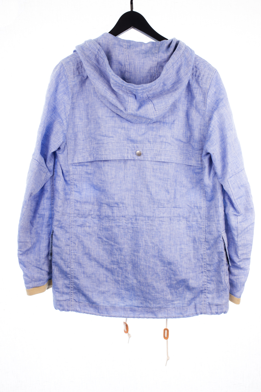 SS12 Blue Chambray Short Parka
