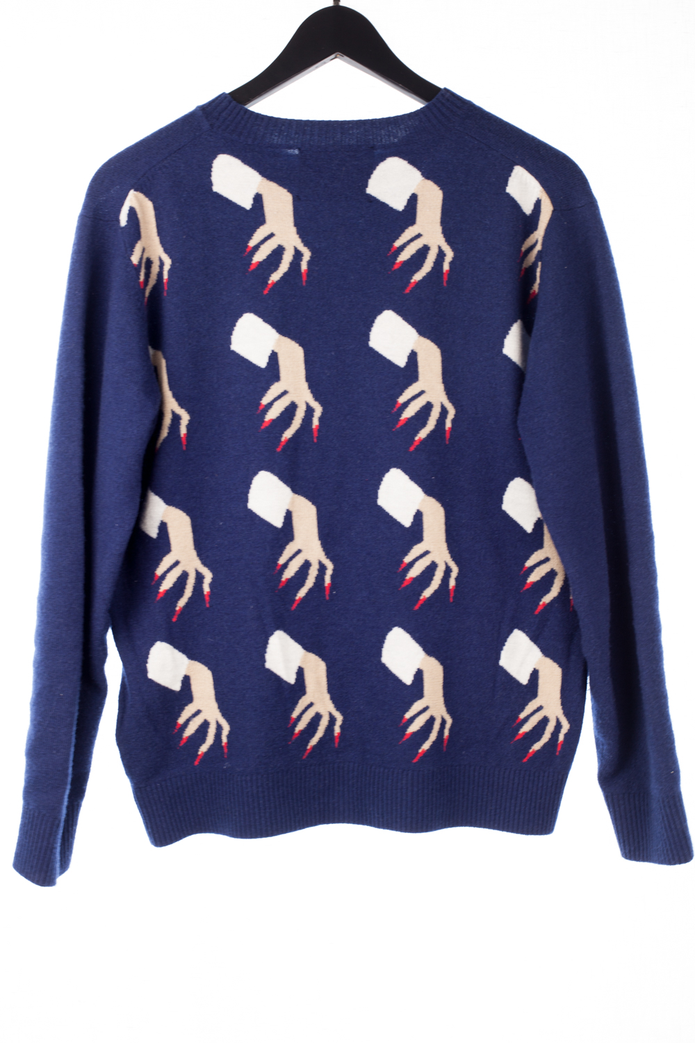 FW15 Back "Hand" Wool Sweater
