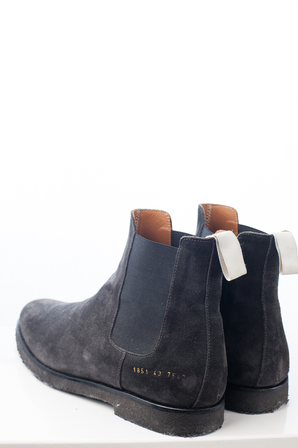 Charcoal Crepe Sole Chelseas