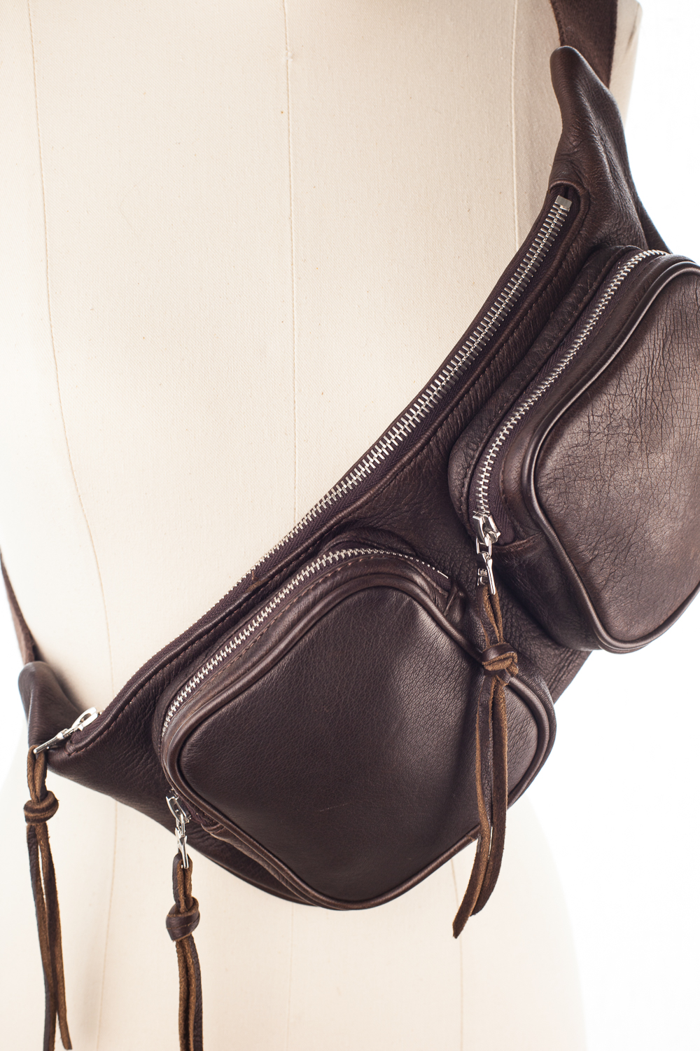 Elk Leather Belt/Waistbag
