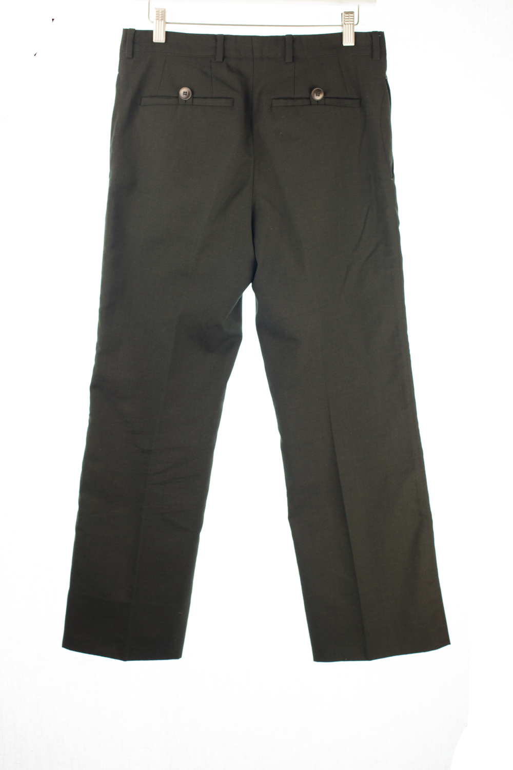 Straight Leg Dark Moss Trousers