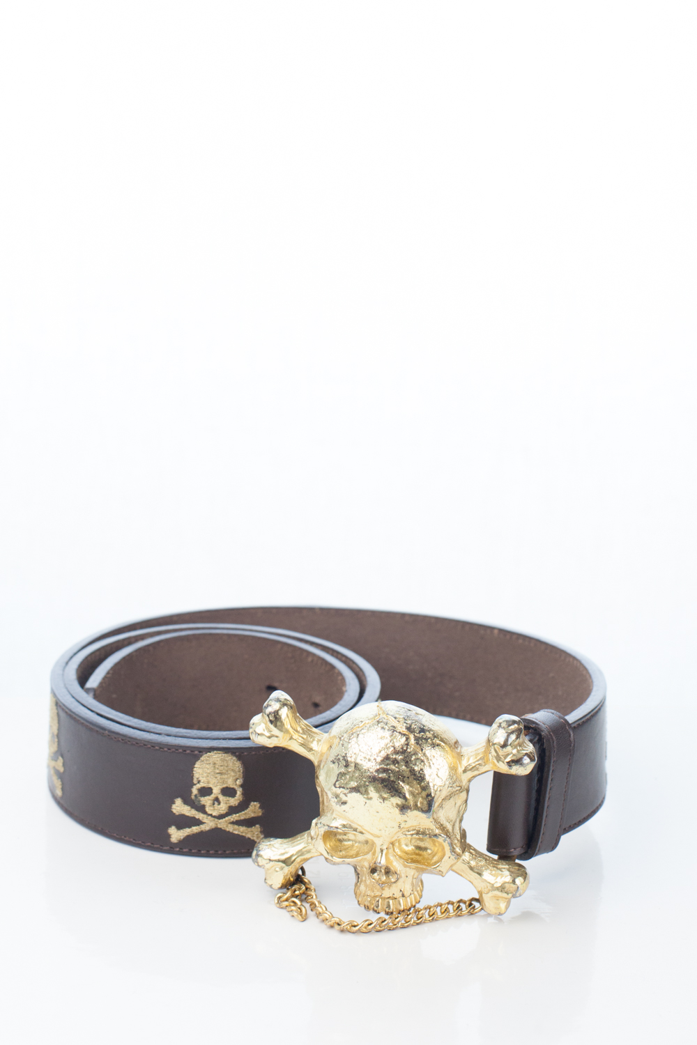 Gold MMJ x YoBoss bamf Skull Belt