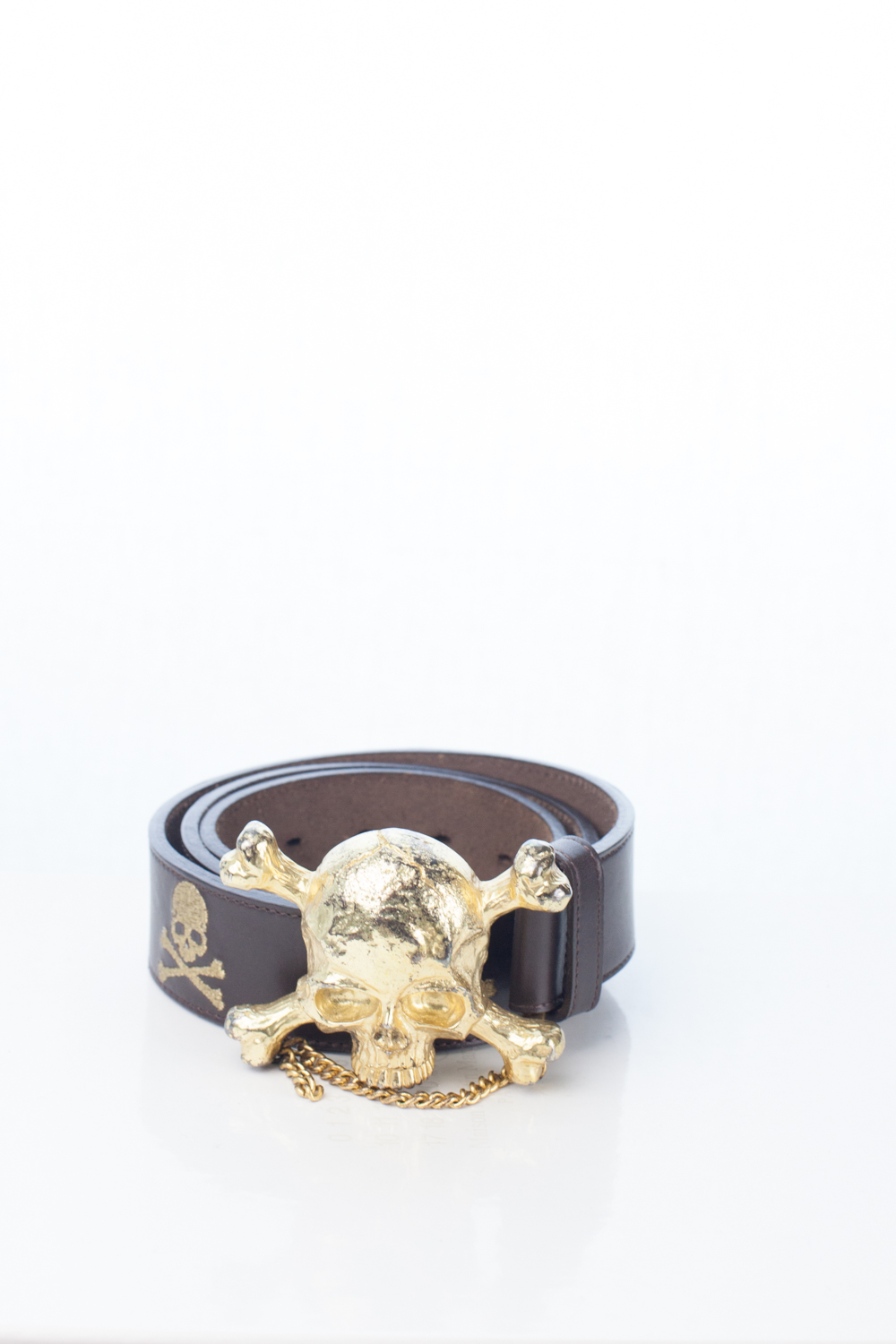 Gold MMJ x YoBoss bamf Skull Belt