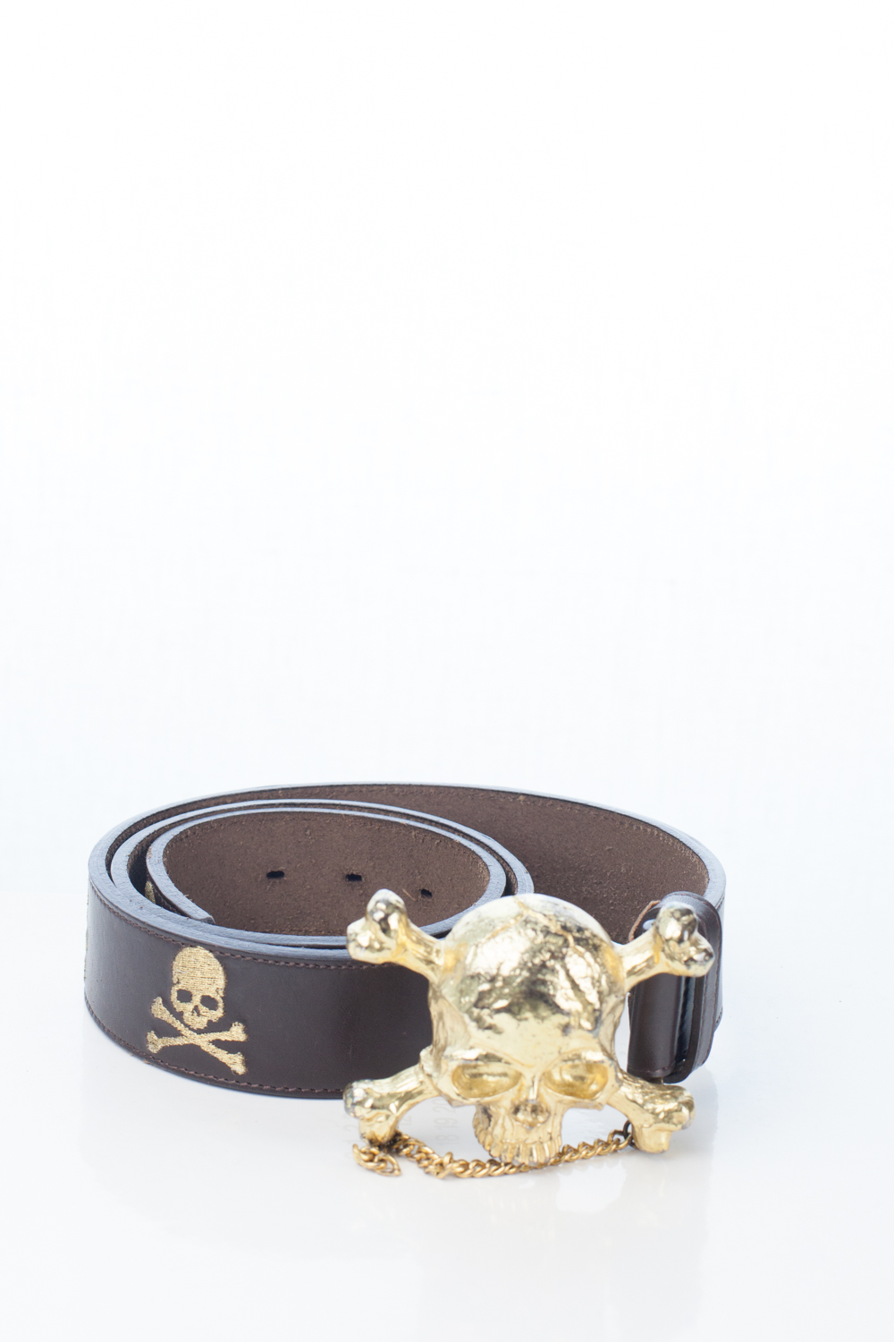 Gold MMJ x YoBoss bamf Skull Belt