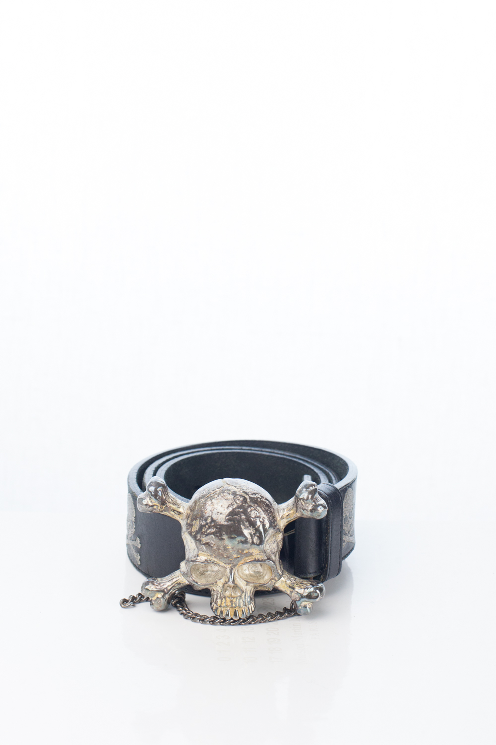Silver/Rust MMJ x YoBoss bamf Skull Belt