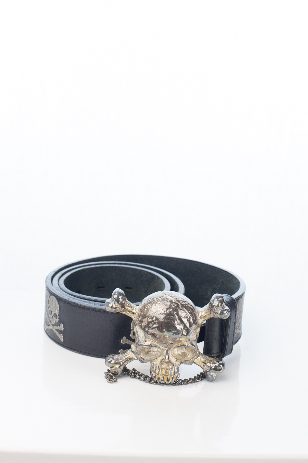 Silver/Rust MMJ x YoBoss bamf Skull Belt