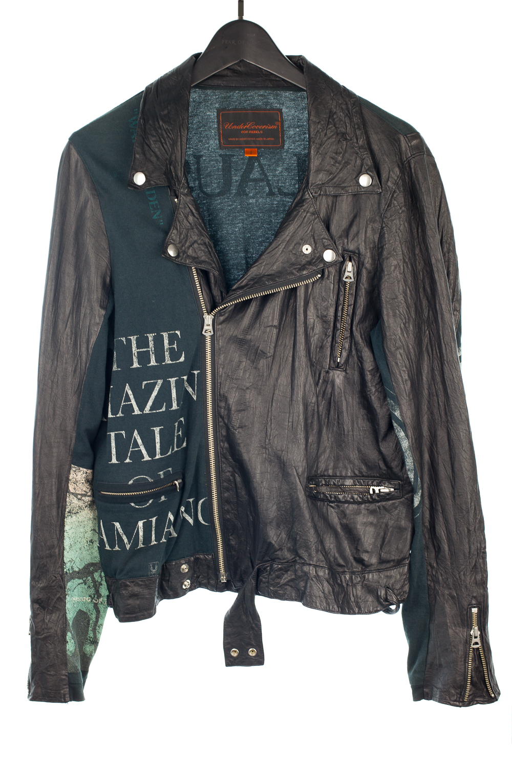 SS06 Klaus Zamiang Reconstructed Leather Jacket Horror Vacuo