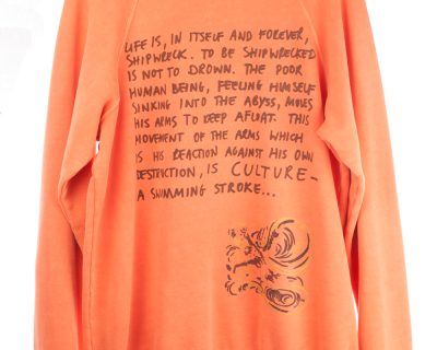 FW04 “Waves” Orange Ortega Pullover