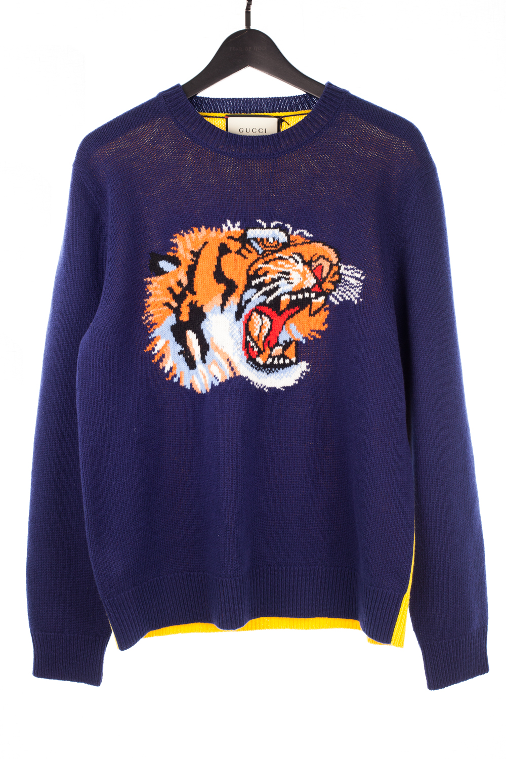 "Loved" Tiger Embroidery Sweater