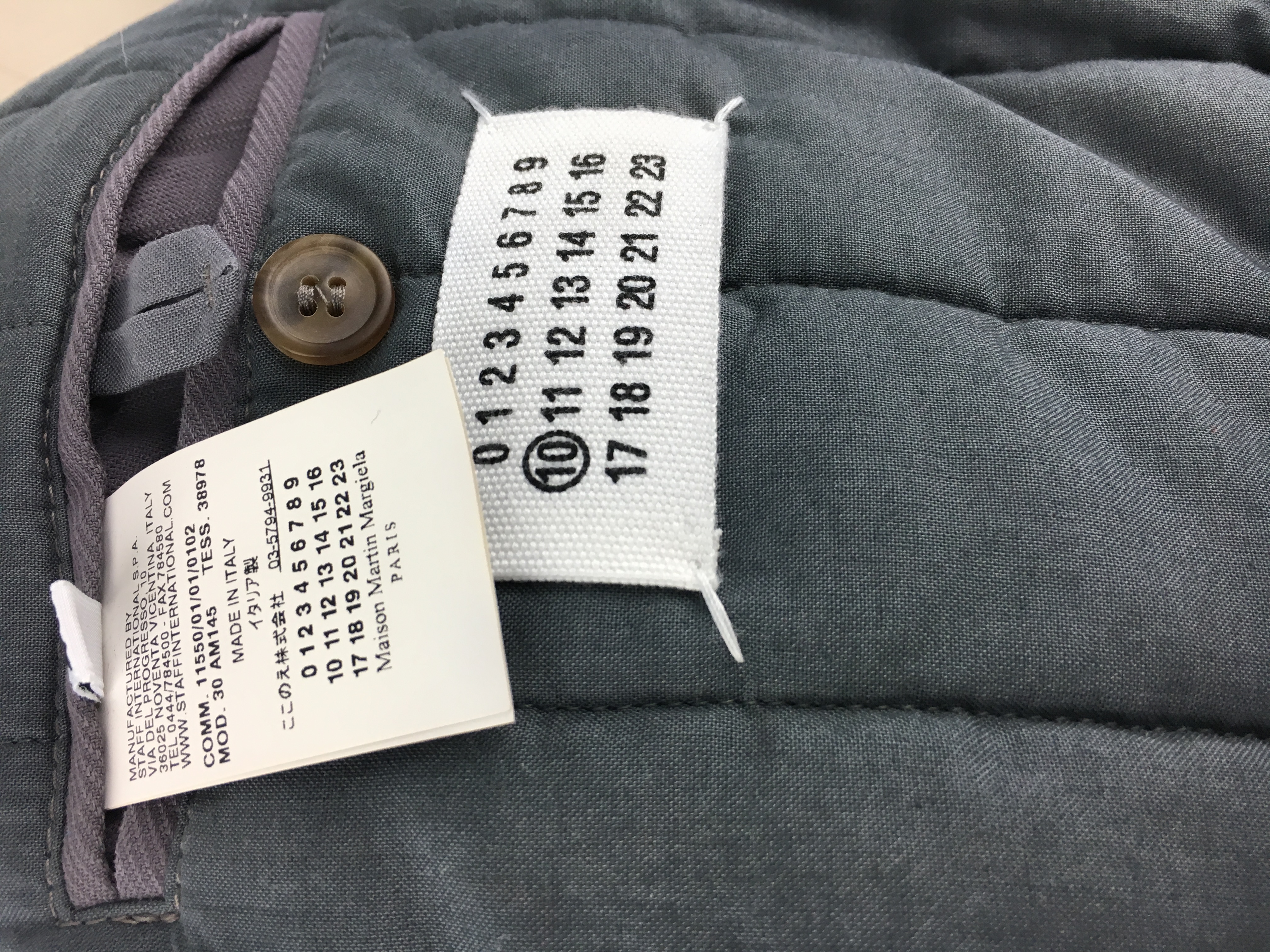 SAMPLE FW10 Zipper Down Coat w/ Padding
