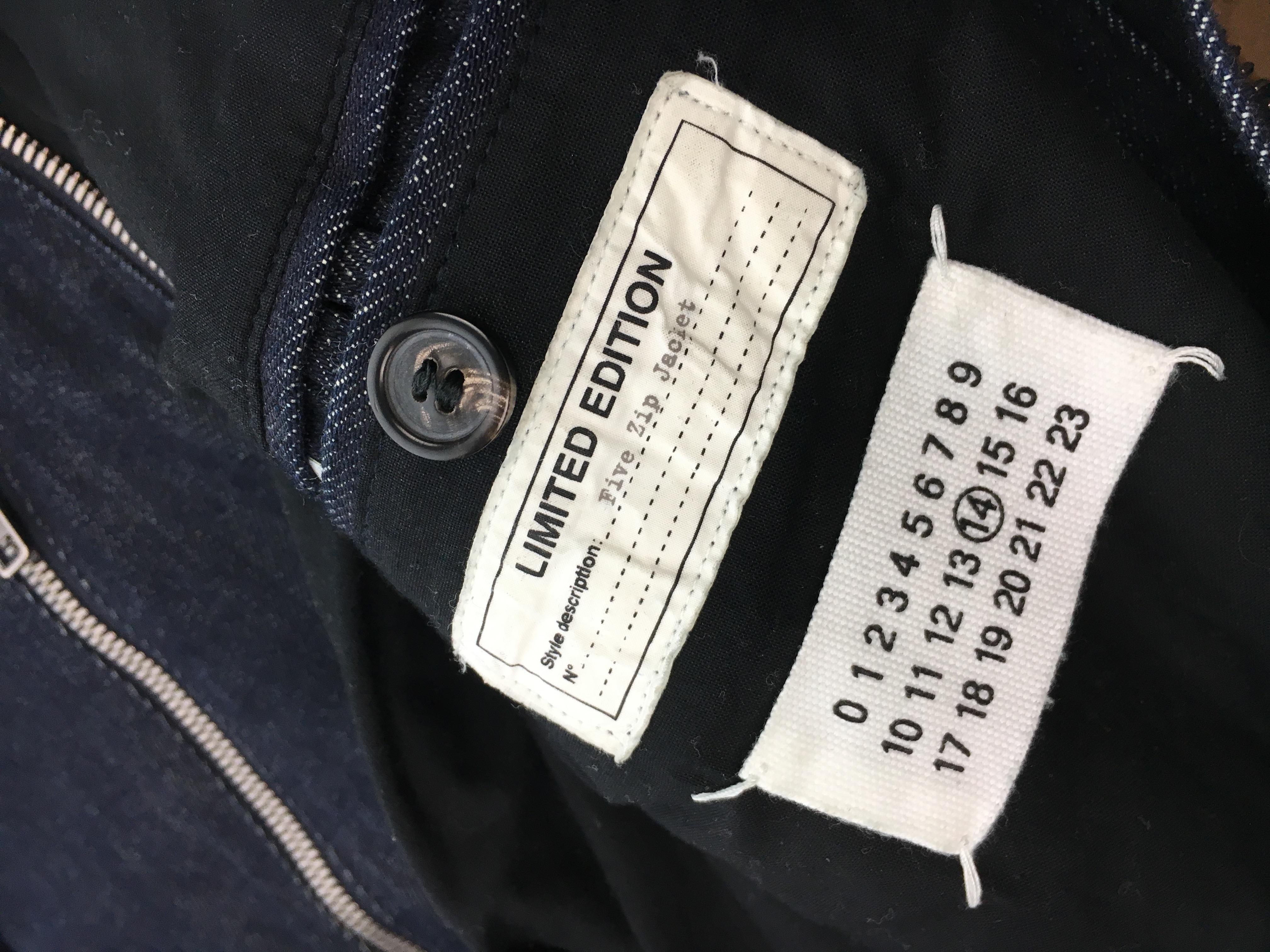 1/50 First Edition Glazed Indigo Denim 5-Zip