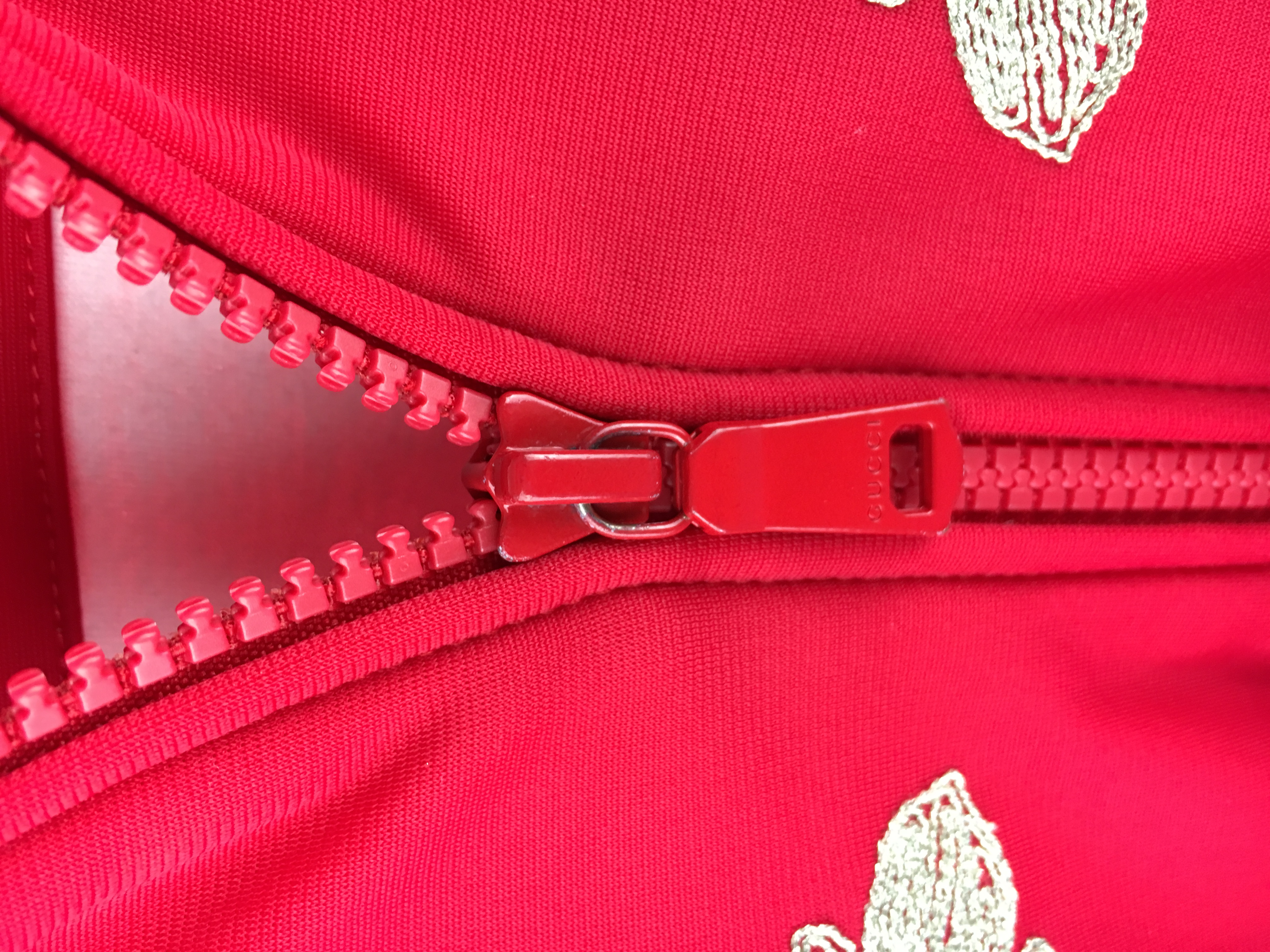Metallic Floral Embroidery Track Jacket