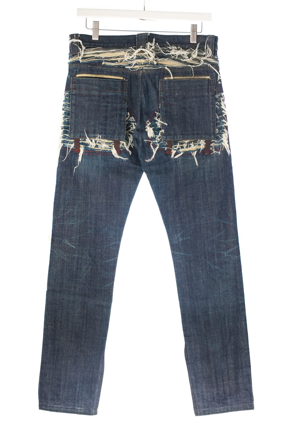 Fringe Distressed Denim