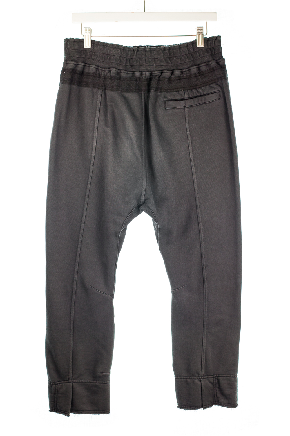Perth Black Cropped Biker Sweats