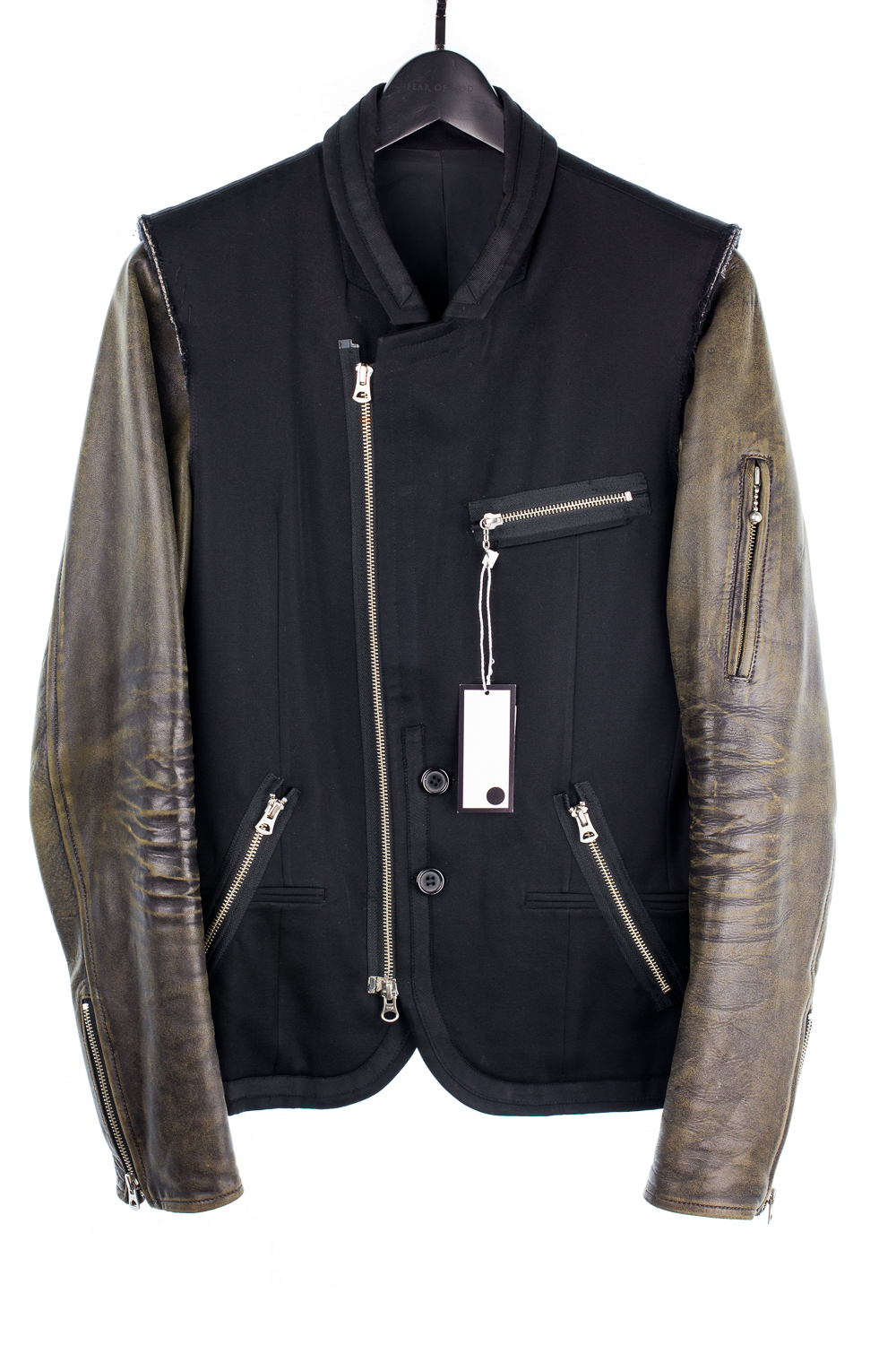 SS07 "Purple" Tailored Leather Sleeve Perfecto