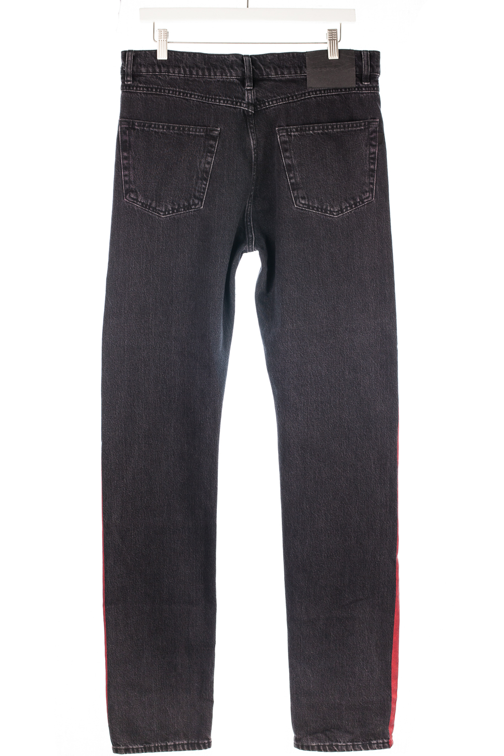 SS17 Red Paint Stripe Washed Denim