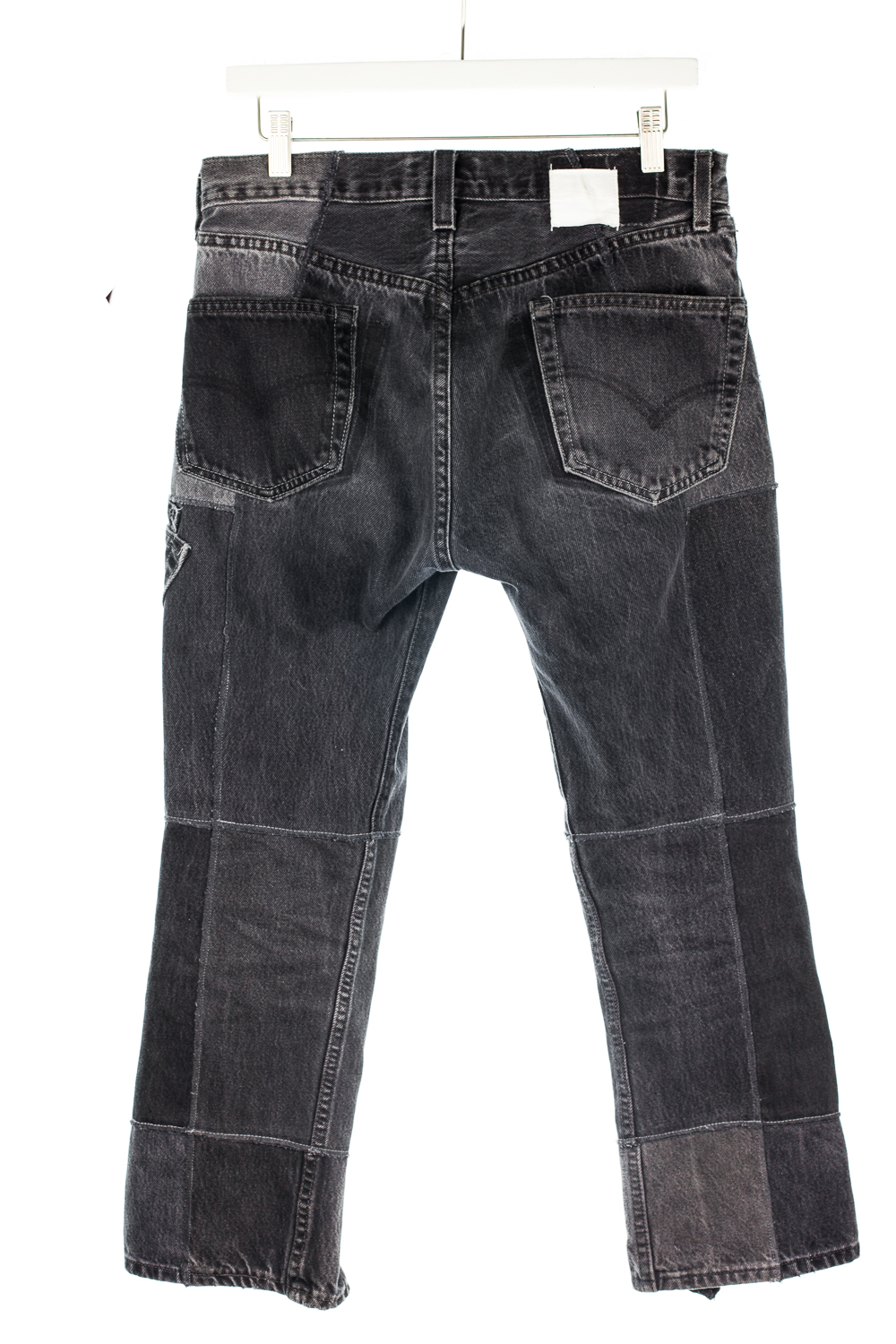 "The Jean" Reconstructed Patchwork Denim (Grey)