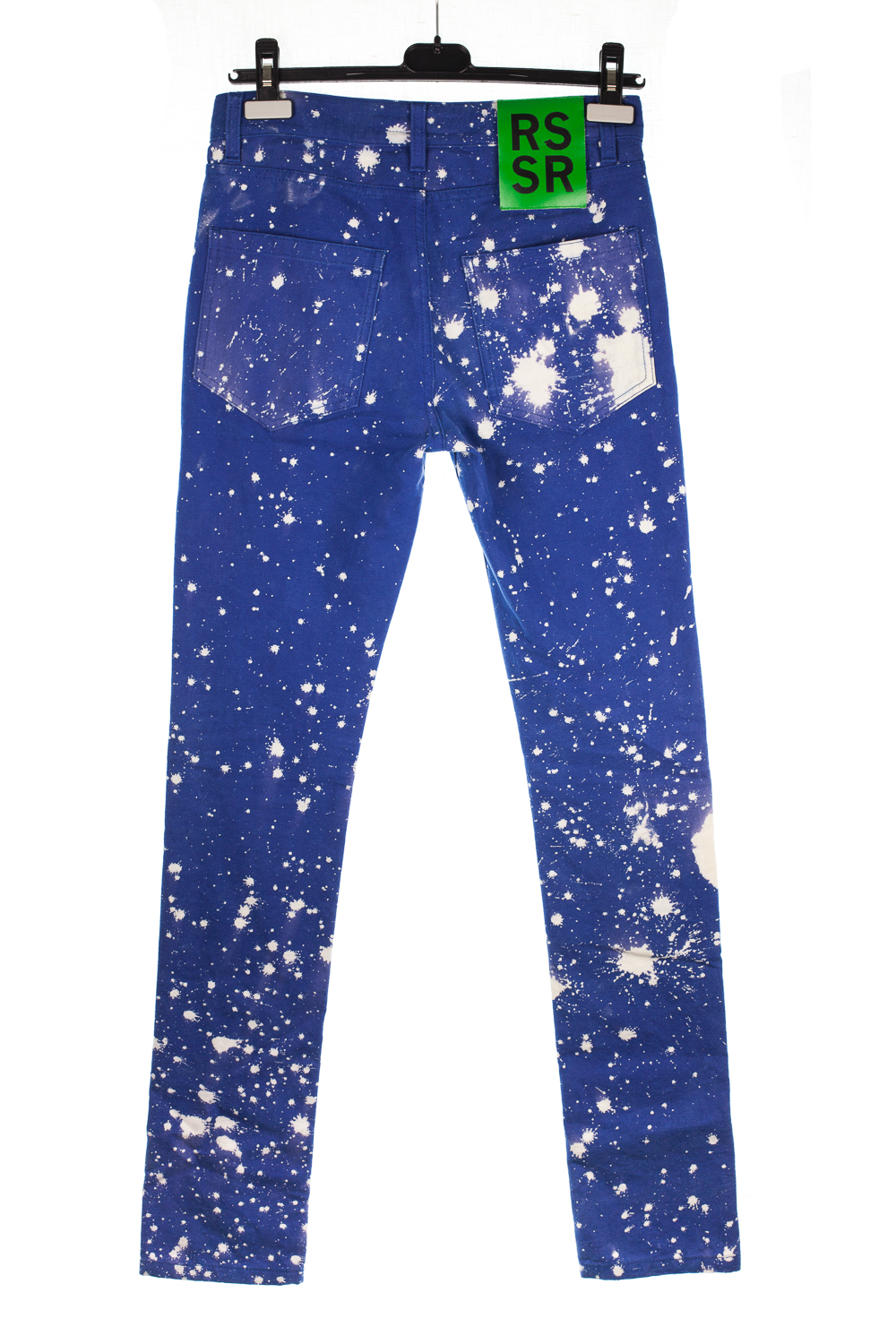 RS x Sterling Ruby Paint Splattered Pants (Cobalt)