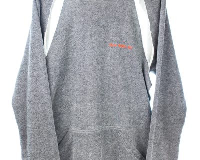 SS03 “Consumed” Grey Cutout Hooded Sweater