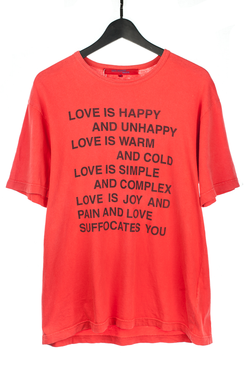 2001 Poem Tee in Red