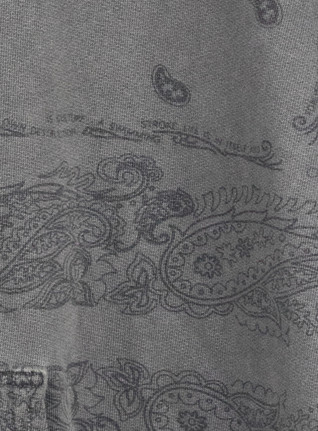 FW04 "Waves" Paisley Hoodie in Grey