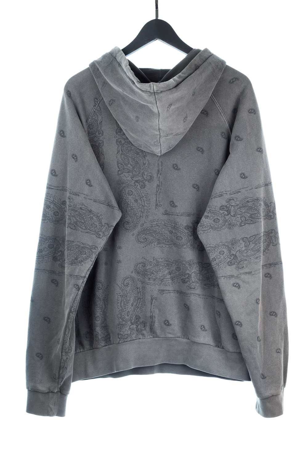 FW04 "Waves" Paisley Hoodie in Grey