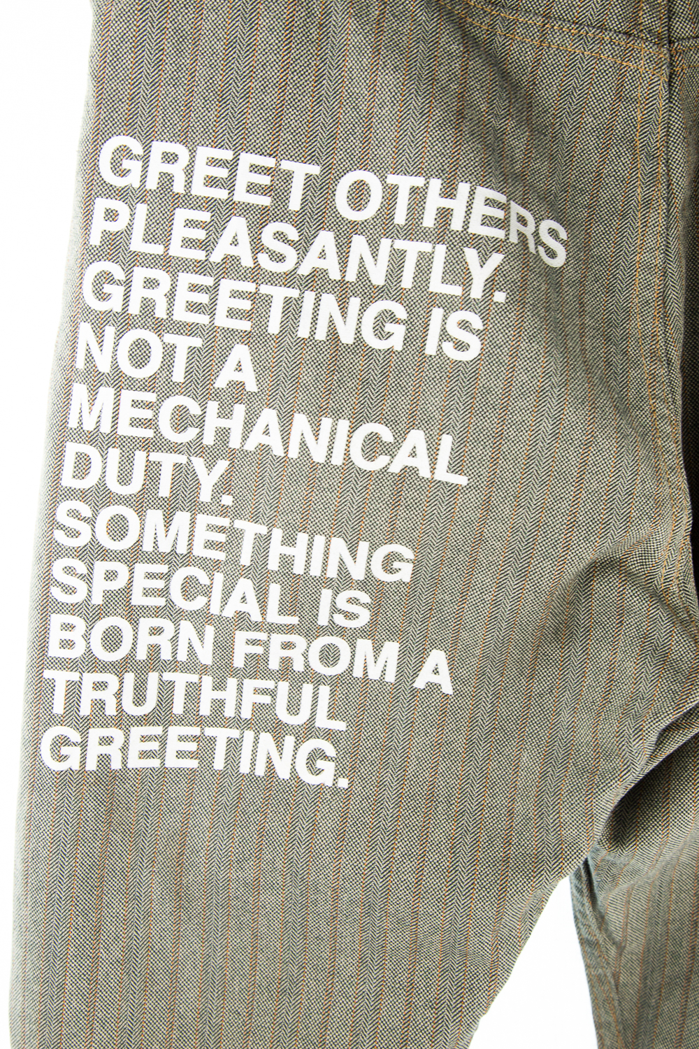 Herringbone Poem Pants